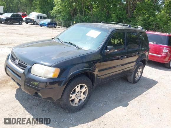 2003 Ford Escape Limited with VIN 1FMCU04113KB81019, listed as a IAAI auction lot 42415792 with 254,698 mi miles and . Bid and sale history available at DreamBid. Image 2.