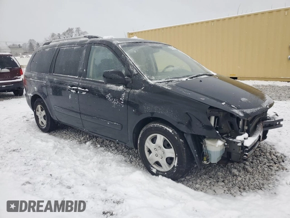 2010 Kia Sedona LX with VIN KNDMG4C30A6346610, listed as a Copart auction lot 86540934 with 194,832 mi miles and Salvage Title. Bid and sale history available at carsss.com. Image 4.