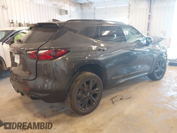 2021 Chevrolet Blazer RS with VIN 3GNKBKRS3MS553847, listed as a IAAI auction lot 42231473 with 51,822 mi miles and . Bid and sale history available at DreamBid. Image 4.