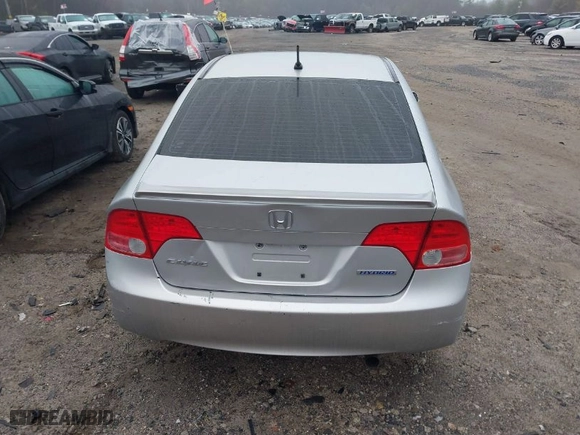 2008 Honda Civic Hybrid with VIN JHMFA36208S018725, listed as a IAAI auction lot 41815877 with 192,203 mi miles. Bid and sale history available at carsss.com. Image 16.