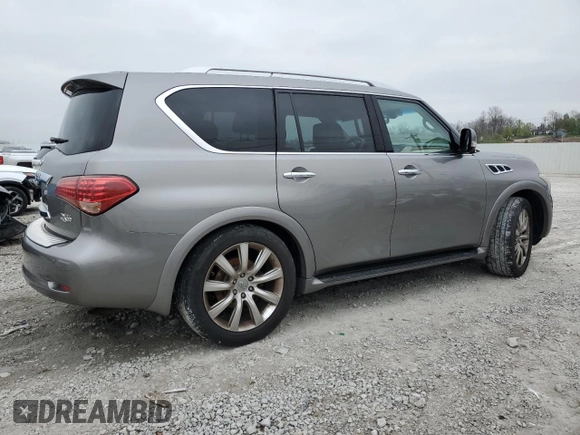 2012 Infiniti QX56 7-passenger z VIN JN8AZ2NE4C9017723, wystawiony jako Copart lot #44863515 z przebiegiem 130 033 mil mil oraz Czysty tytuł • Clean title. Historia ofert i sprzedaży dostępna na DreamBid. Obrazek 3.