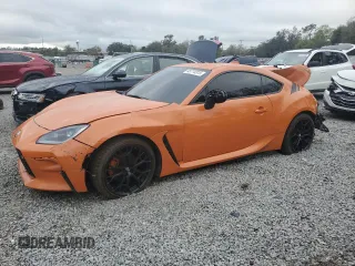 2023 Toyota GR86 10th Anniversary Special Edition with VIN JF1ZNBG13P9755173, listed as a Copart auction lot 45774915 with 6,934 mi miles and Salvage Title. Bid and sale history available at carsss.com. Image 1.