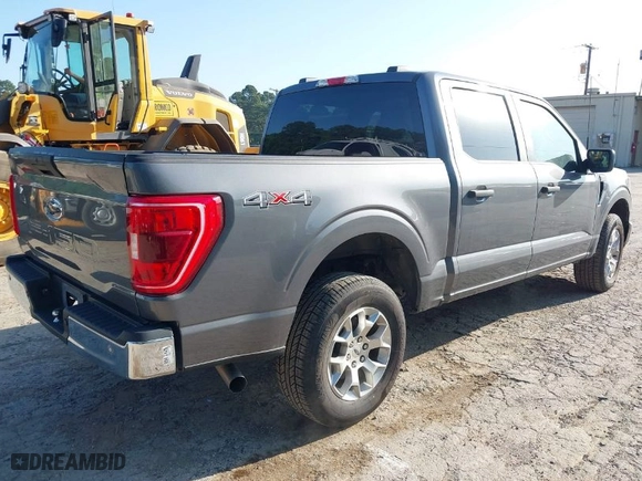2023 Ford F-150 XL with VIN 1FTFW1E52PKE14334, listed as a IAAI auction lot 41971893 with 46,862 mi miles. Bid and sale history available at carsss.com. Image 4.