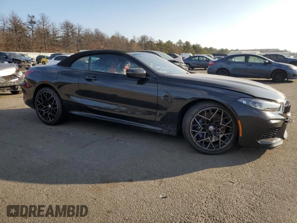 2023 BMW M8 Competition with VIN WBSDZ0C00PCL89792, listed as a Copart auction lot 88735965 with 22,068 mi miles and Salvage Title. Bid and sale history available at carsss.com. Image 4.