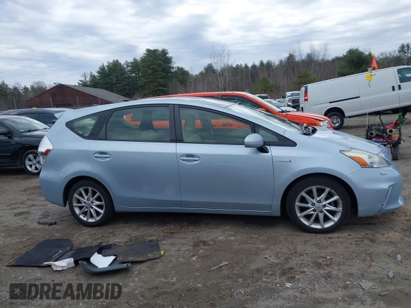2013 Toyota Prius Two with VIN JTDZN3EU8D3279756, listed as a IAAI auction lot 41859346 with 95,457 mi miles and . Bid and sale history available at carsss.com. Image 13.
