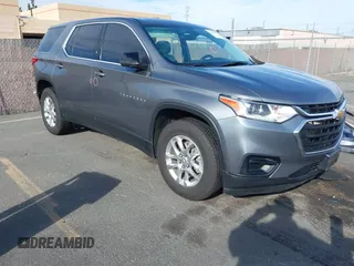 2021 Chevrolet Traverse LS with VIN 1GNERFKW1MJ235515, listed as a IAAI auction lot 41611529 with 36,303 mi miles. Bid and sale history available at carsss.com. Image 1.