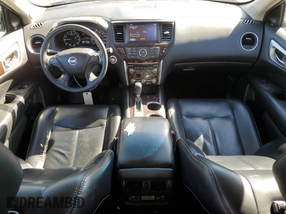 2015 Nissan Pathfinder S with VIN 5N1AR2MN3FC708211, listed as a Copart auction lot 55421345 with 159,217 mi miles and Salvage title. Bid and sale history available at DreamBid. Image 8.
