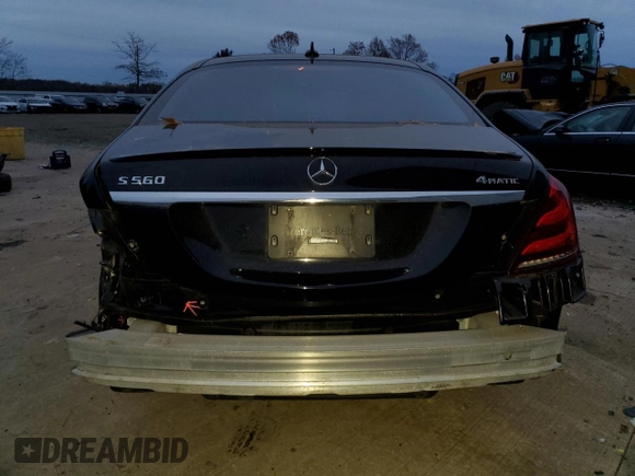 2019 Mercedes-Benz S 560 with VIN WDDUG8GB3KA432779, listed as a Copart auction lot 78648544 with 73,498 mi miles and Salvage Title. Bid and sale history available at DreamBid. Image 6.