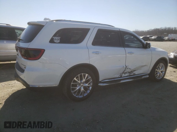 2014 Dodge Durango Citadel with VIN 1C4RDHEG2EC551441, listed as a Copart auction lot 46660335 with 176,313 mi miles and Clean title. Bid and sale history available at DreamBid. Image 3.