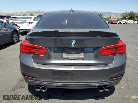 2018 BMW 3 Series 330i with VIN WBA8B9C54JK677077, listed as a Copart auction lot 60683205 with 71,120 mi miles and Salvage title. Bid and sale history available at DreamBid. Image 6.