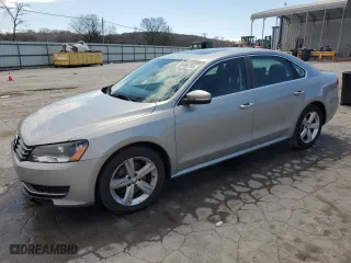 2013 Volkswagen Passat SE w/Sunroof with VIN 1VWBH7A33DC133663, listed as a Copart auction lot 50698795 with 161,053 mi miles and Salvage Title. Bid and sale history available at carsss.com. Image 1.