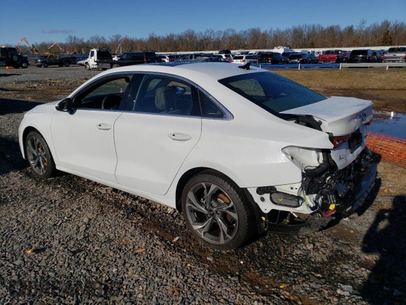 2022 Audi A3 Premium Plus with VIN WAUHUDGY7NA060222, listed as a Copart auction lot 86102394 with 20,015 mi miles and Salvage Title. Bid and sale history available at carsss.com. Image 2.