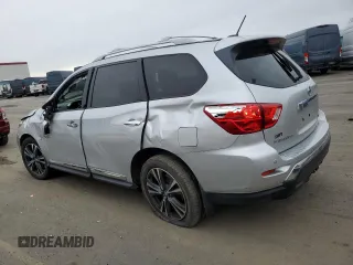 2017 Nissan Pathfinder SL with VIN 5N1DR2MN5HC655530, listed as a Copart auction lot 44841365 with 72,954 mi miles and Salvage title. Bid and sale history available at DreamBid. Image 2.