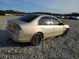2002 Honda Civic LX with VIN 2HGES16502H605130, listed as a Copart auction lot 88914555 with 131,339 mi miles and Salvage Title. Bid and sale history available at DreamBid. Image 3.