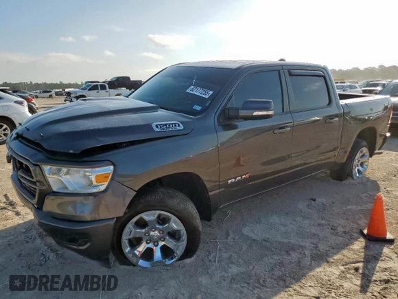 2019 Ram 1500 Big Horn с VIN 1C6SRFFT8KN719898, выставлен на аукционе Copart как лот 62177255 с пробегом 68 637 миль миль и Списание • Salvage title. История ставок и продаж доступна на DreamBid. Изображение 1.