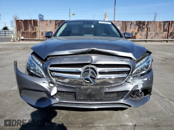 2017 Mercedes-Benz C 350e with VIN 55SWF4HB0HU225441, listed as a Copart auction lot 41779345 with 91,695 mi miles and Salvage Title. Bid and sale history available at DreamBid. Image 5.