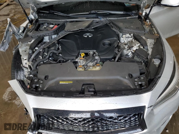 2020 Infiniti Q50 Luxe with VIN JN1EV7AP3LM200611, listed as a Copart auction lot 60059815 with 80,678 mi miles and Salvage title. Bid and sale history available at DreamBid. Image 11.