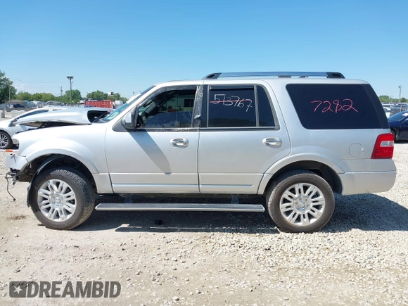 2012 Ford Expedition Limited z VIN 1FMJU1K57CEF62617, wystawiony jako IAAI lot #42272116 z przebiegiem 222 670 mil mil oraz . Historia ofert i sprzedaży dostępna na DreamBid. Obrazek 13.