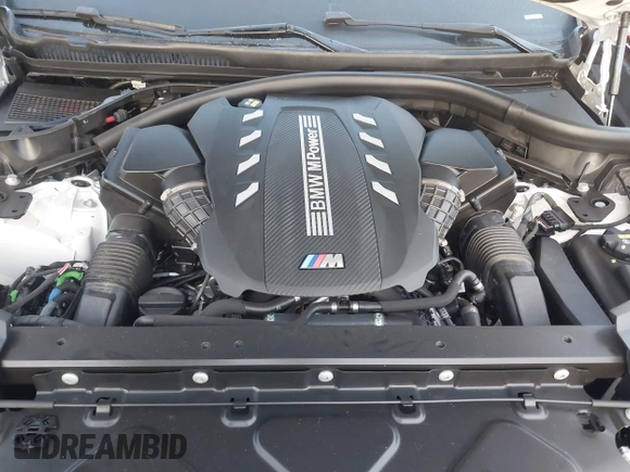 2022 BMW X6 M with VIN 5YMCY0C03N9J18331, listed as a IAAI auction lot 41815291 with 14,907 mi miles. Bid and sale history available at carsss.com. Image 10.