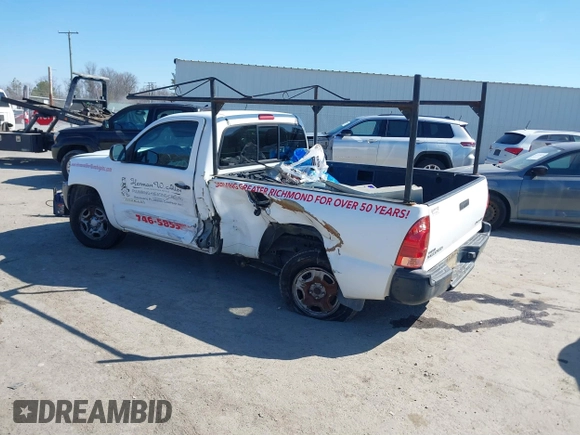 2008 Toyota Tacoma with VIN 5TENX22N58Z512628, listed as a IAAI auction lot 41662692 with 242,634 mi miles. Bid and sale history available at carsss.com. Image 3.