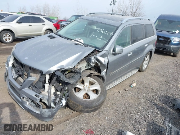 2011 Mercedes-Benz GL-Class GL 450 with VIN 4JGBF7BE2BA736553, listed as a IAAI auction lot 41316716 with Not Provided miles. Bid and sale history available at carsss.com. Image 2.
