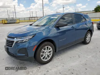 2024 Chevrolet Equinox LS with VIN 3GNAXHEG9RL232205, listed as a Copart auction lot 62706875 with 38,044 mi miles and Salvage title. Bid and sale history available at DreamBid. Image 1.