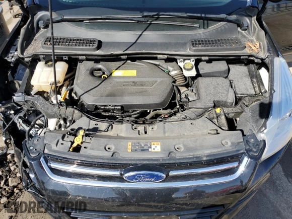 2016 Ford Escape Titanium with VIN 1FMCU0JX1GUA65239, listed as a Copart auction lot 49306785 with 124,658 mi miles and Salvage Title. Bid and sale history available at carsss.com. Image 12.