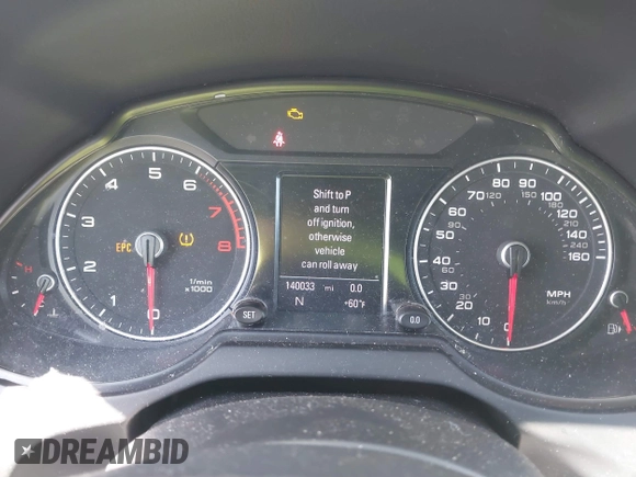 2013 Audi Q5 Premium Plus with VIN WA1LFAFP9DA002653, listed as a IAAI auction lot 41830074 with 140,033 mi miles. Bid and sale history available at carsss.com. Image 7.