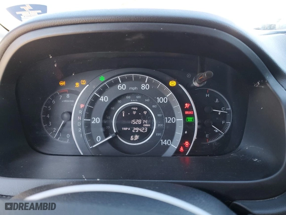 2012 Honda CR-V EX-L with VIN 5J6RM4H74CL008183, listed as a Copart auction lot 80967394 with 152,814 mi miles and Salvage Title. Bid and sale history available at carsss.com. Image 9.