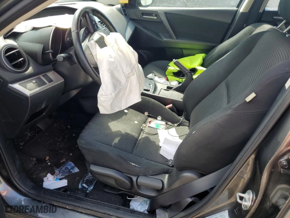 2012 Mazda Mazda3 i Touring with VIN JM1BL1V73C1575378, listed as a Copart auction lot 50940595 with 0 mi miles and Salvage Title. Bid and sale history available at carsss.com. Image 7.
