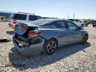 2024 Nissan Sentra SV with VIN 3N1AB8CV2RY275525, listed as a Copart auction lot 52139725 with 26,353 mi miles and Salvage Title. Bid and sale history available at DreamBid. Image 3.