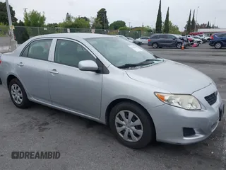 2009 Toyota Corolla with VIN JTDBL40EX9J053301, listed as a IAAI auction lot 42104828 with 55,886 mi miles. Bid and sale history available at carsss.com. Image 1.