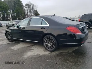 2017 Mercedes-Benz S 550 with VIN WDDUG8CB0HA322299, listed as a Copart auction lot 44049715 with 107,599 mi miles and Salvage Title. Bid and sale history available at carsss.com. Image 2.