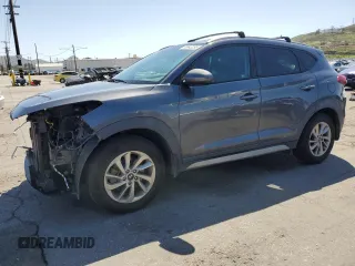 2017 Hyundai Tucson SE with VIN KM8J33A48HU350149, listed as a Copart auction lot 49643295 with 93,750 mi miles and Salvage Title. Bid and sale history available at DreamBid. Image 1.