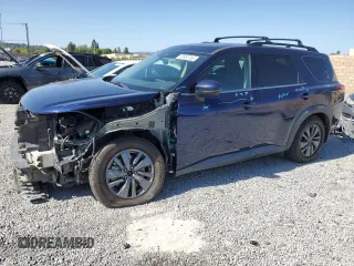 2022 Nissan Pathfinder SV with VIN 5N1DR3BB3NC217115, listed as a Copart auction lot 57681785 with 39,123 mi miles and Salvage title. Bid and sale history available at DreamBid. Image 1.