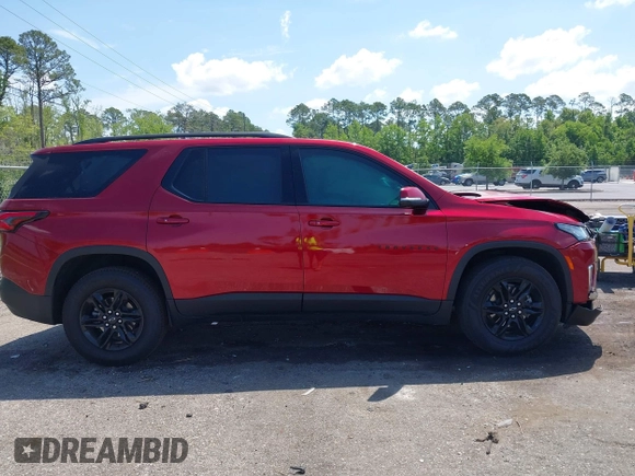 2022 Chevrolet Traverse LT Cloth with VIN 1GNERGKW7NJ154137, listed as a IAAI auction lot 42181210 with 30,650 mi miles and . Bid and sale history available at DreamBid. Image 13.