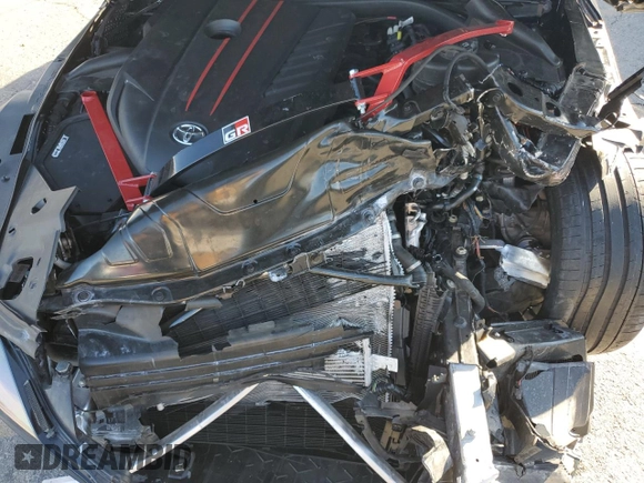 2021 Toyota GR Supra 3.0 with VIN WZ1DB0C02MW036820, listed as a Copart auction lot 72199344 with 16,988 mi miles and Salvage Title. Bid and sale history available at carsss.com. Image 11.
