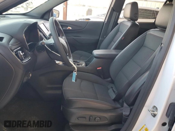 2024 Chevrolet Equinox RS z VIN 3GNAXMEG5RS217098, wystawiony jako Copart lot #58026325 z przebiegiem 10 744 mil mil oraz Nie do naprawy • Non repairable. Historia ofert i sprzedaży dostępna na DreamBid. Obrazek 7.