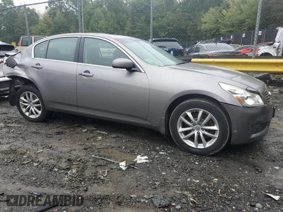2008 Infiniti G35 x with VIN JNKBV61F18M279459, listed as a Copart auction lot 72467674 with Not Provided miles and Salvage Title. Bid and sale history available at DreamBid. Image 4.