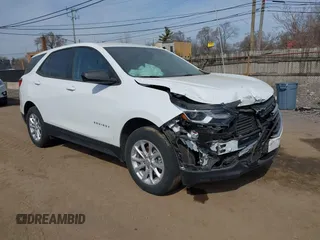 2021 Chevrolet Equinox LS z VIN 3GNAXSEVXMS101102, wystawiony jako IAAI lot #41802311 z przebiegiem 46 173 mil mil oraz . Historia ofert i sprzedaży dostępna na DreamBid. Obrazek 1.
