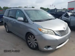 2011 Toyota Sienna XLE with VIN 5TDDK3DC0BS016250, listed as a IAAI auction lot 42156903 with 201,821 mi miles and . Bid and sale history available at DreamBid. Image 1.