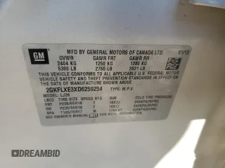 2013 GMC Terrain SLT z VIN 2GKFLXE3XD6259254, wystawiony jako Copart lot #50117685 z przebiegiem 135 163 mil mil oraz Szkoda całkowita • Salvage title. Historia ofert i sprzedaży dostępna na DreamBid. Obrazek 13.