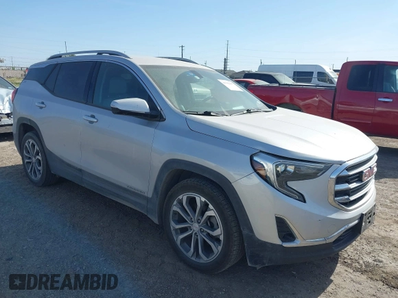 2019 GMC Terrain SLT with VIN 3GKALPEX6KL294816, listed as a IAAI auction lot 41792137 with 119,171 mi miles. Bid and sale history available at carsss.com. Image 1.