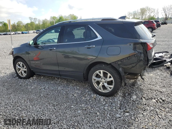 2019 Chevrolet Equinox Premier z VIN 2GNAXNEV5K6302984, wystawiony jako Copart lot #56033935 z przebiegiem 59 554 mil mil oraz Szkoda całkowita • Salvage title. Historia ofert i sprzedaży dostępna na DreamBid. Obrazek 2.