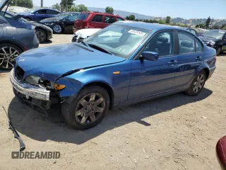 2002 BMW 3 Series 325i with VIN WBAEV334X2KL58637, listed as a Copart auction lot 59429145 with 163,720 mi miles and Salvage title. Bid and sale history available at DreamBid. Image 1.