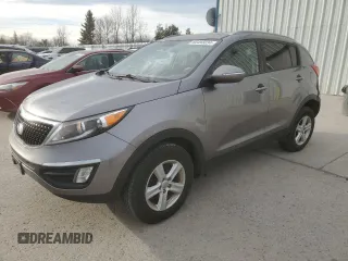 2014 Kia Sportage LX with VIN KNDPB3AC6E7641168, listed as a Copart auction lot 80493234 with 201,508 mi miles and Salvage Title. Bid and sale history available at carsss.com. Image 1.