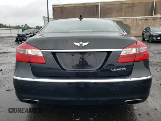 2013 Hyundai Genesis 3.8L with VIN KMHGC4DD6DU220845, listed as a Copart auction lot 71962964 with 106,762 mi miles and Salvage Title. Bid and sale history available at carsss.com. Image 6.