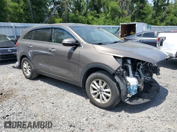 2019 Kia Sorento L with VIN 5XYPG4A39KG576130, listed as a Copart auction lot 53981755 with 99,520 mi miles and Salvage Title. Bid and sale history available at DreamBid. Image 4.