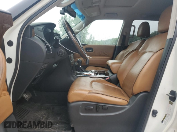 2016 Infiniti QX80 with VIN JN8AZ2NC5G9400686, listed as a Copart auction lot 66276234 with 218,276 mi miles and Clean Title. Bid and sale history available at carsss.com. Image 7.