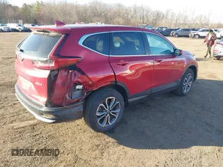 2021 Honda CR-V EX-L with VIN 2HKRW2H89MH615585, listed as a IAAI auction lot 41742944 with 47,669 mi miles. Bid and sale history available at carsss.com. Image 4.